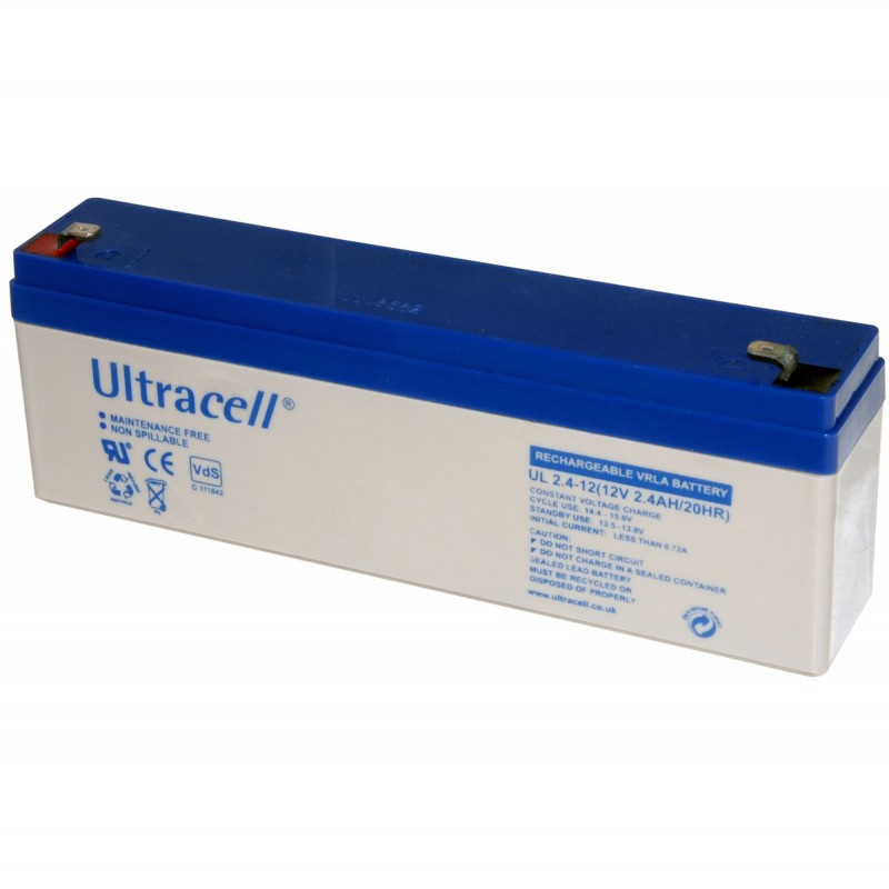 BATTERY PACK UPS 12V 2.4Ah MΠΑΤΑΡΙΑ ΜΟΛΥΒΔΟΥ ULTRACELL 12V 2.4AM