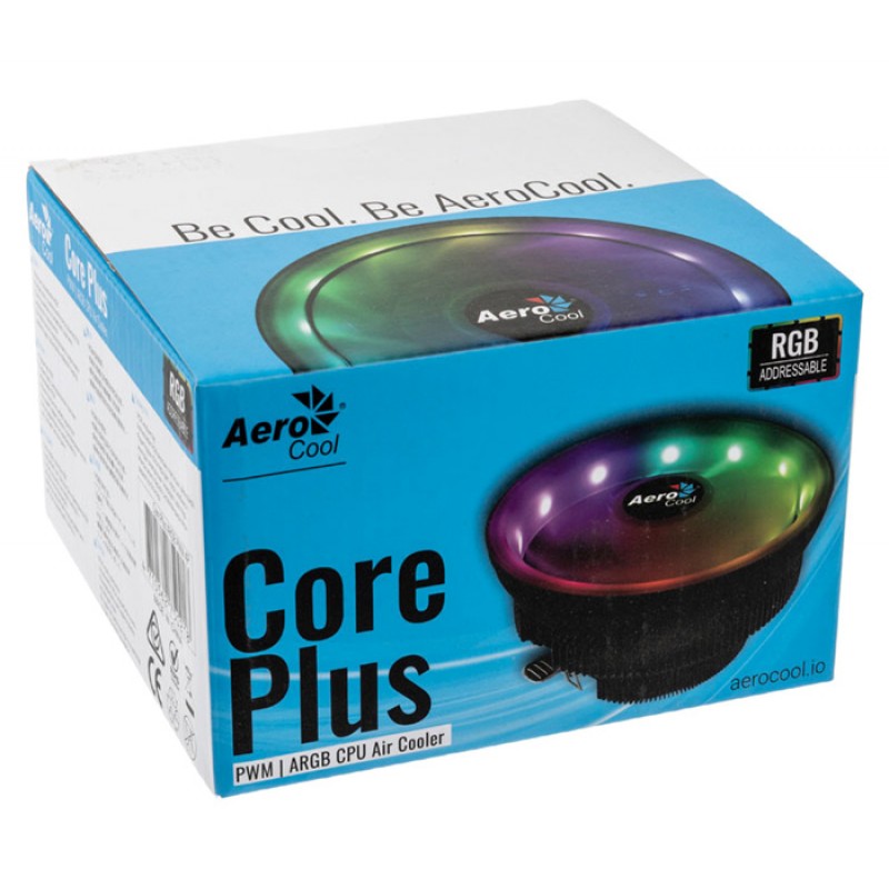 Aerocool Coreplus-argb-pwm-4p Rgb Cpu Cooler 1800rpm Σύστημα Ψύξης Επεξεργαστή