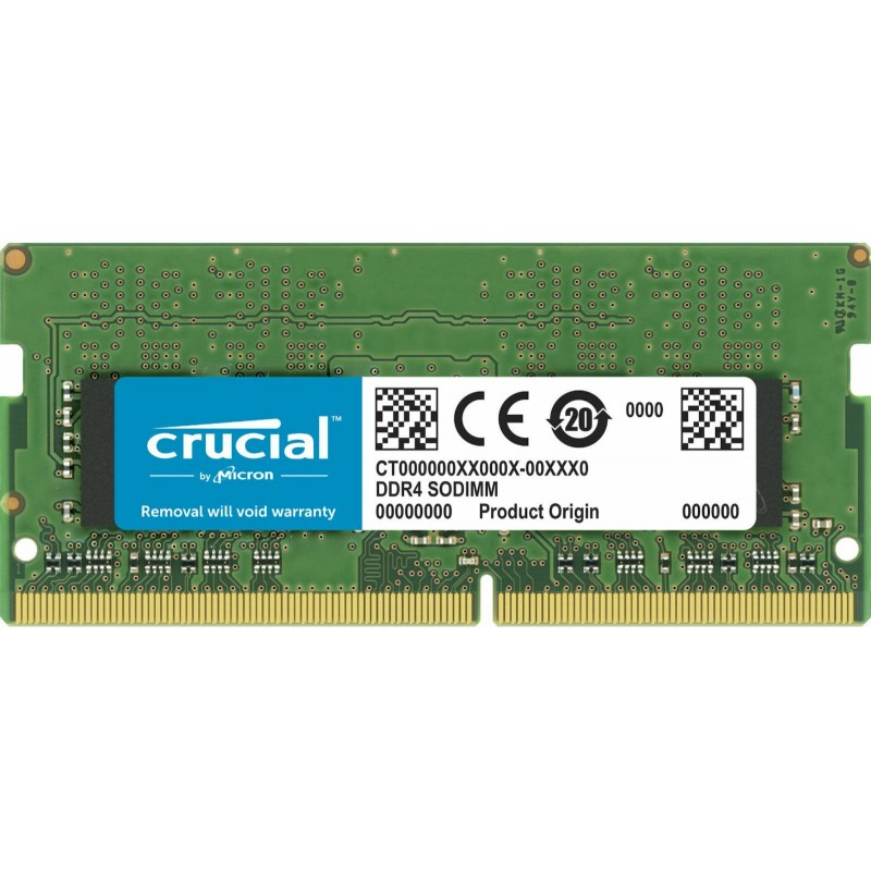 4Gb Memory Ram Sodim DDR4 2666Mhz Crucial 1.2V CL19 CT4G4SFS8266 Μνήμη Φορητού