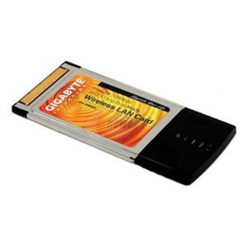 WIRELESS CARDBUS LAN ADAPTER PCMCIA GIGABYTE 108Mbps (GN-WMAG)