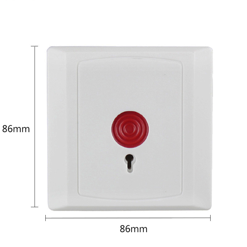 ML-68P ALARM PANIC BUTTON WHITE ΚΟΥΜΠΙ ΠΑΝΙΚΟΥ ΣΥΝΑΓΕΡΜΟΥ ΛΕΥΚΟ ΕΝΤΟΙΧΙΖΟΜΕΝΟ