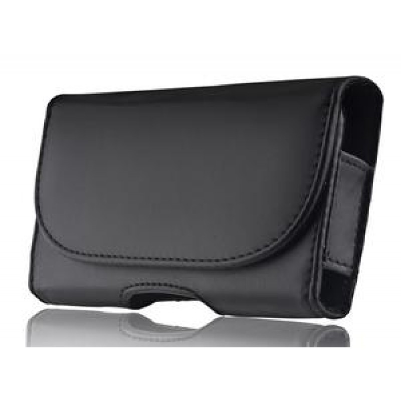 POWERTECH MOB-0444 UNIVERSAL LEATHER BELT CASE 5 BLACK  ΘΗΚΗ ΖΩΝΗΣ ΜΑΥΡΗ