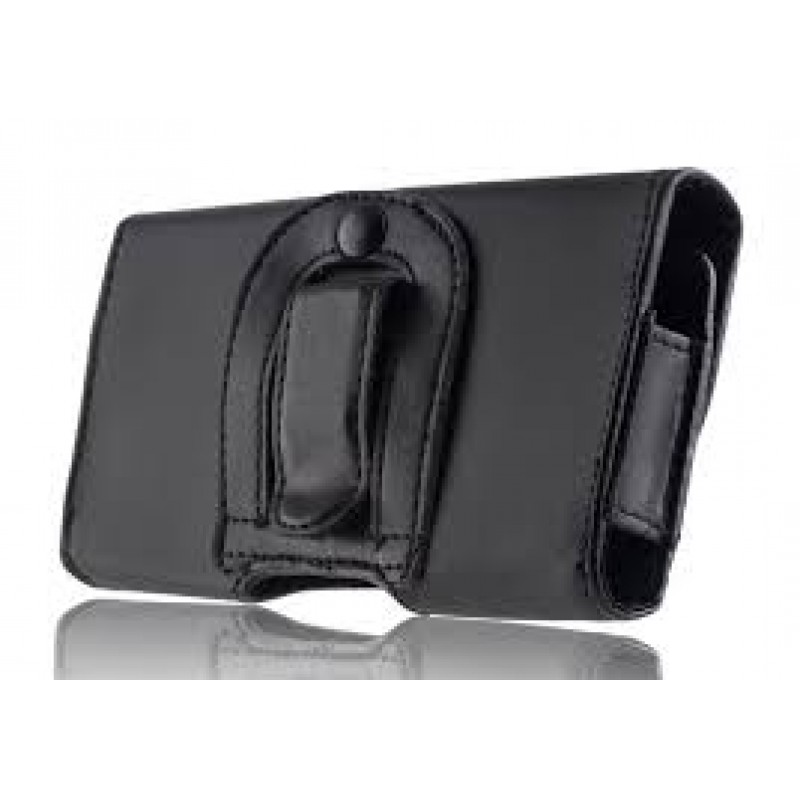 POWERTECH MOB-0444 UNIVERSAL LEATHER BELT CASE 5 BLACK  ΘΗΚΗ ΖΩΝΗΣ ΜΑΥΡΗ