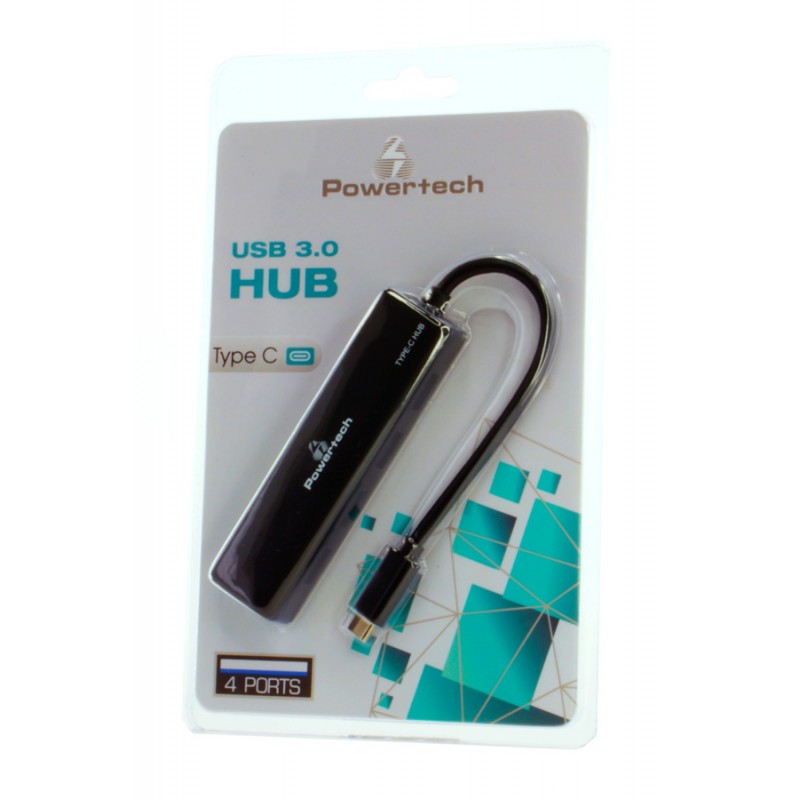 USB 3.1 Type C HUB 3 Port USB & Ethernet 10/100 White 0.15m