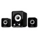 Powertech PT-843 2.1 Speakers 2 X 3 Watt & 1 X 5 Watt RMS Jack & USB Black Ηχεία Μαύρα