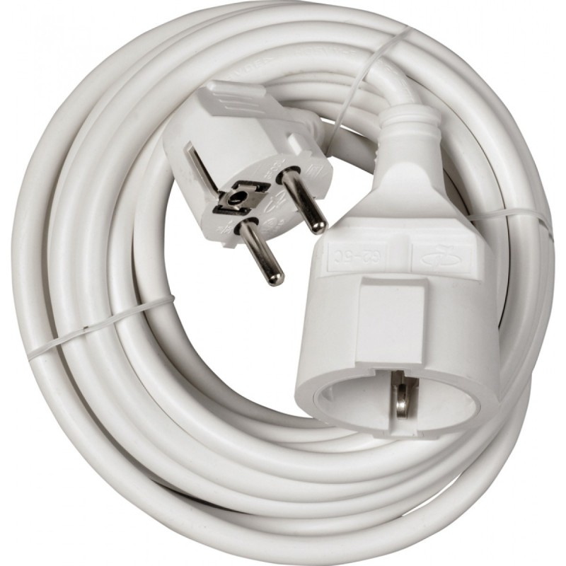 Power Cable Cord Extension 3X1 16A White Μπαλαντέζα 3m Προέκταση Λευκή G2N3-3M MZ1-01