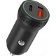 Car Charger Double Port Type-C & USB 18W PD+QC 3.0 Φορτιστής Αυτοκινήτου XO-CC33