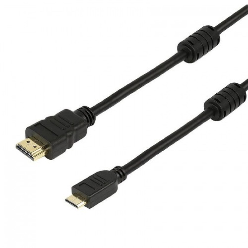 HDMI 1.4 MALE 19Pin TO HDMI MINI MALE CAB-H012 GOLD 3m