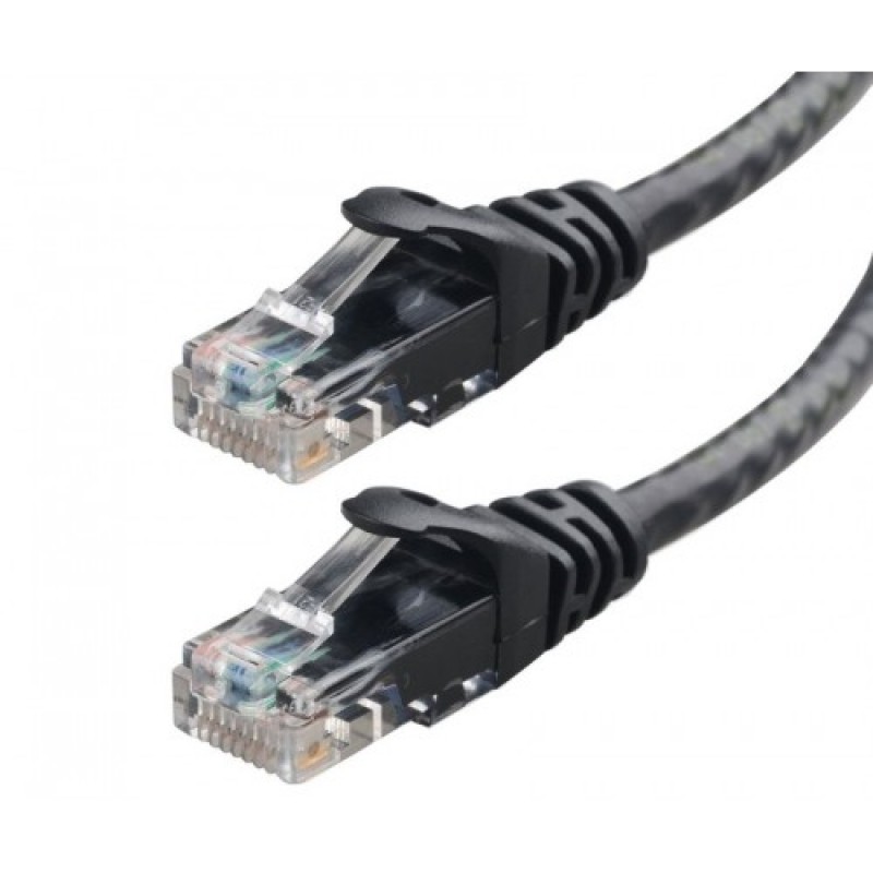 UTP ETHERNET CABLE 3m BLACK CAT 5 ΚΑΛΩΔΙΟ ΔΙΚΤΥΟΥ ΜΑΥΡΟ CAB-N003