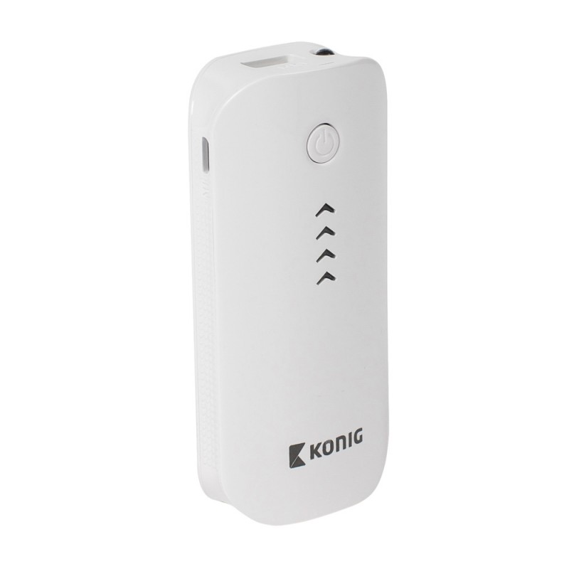 KONIG CS4400PB001WH POWER BANK PACK 4400mAh WHITE USB 5V 1A