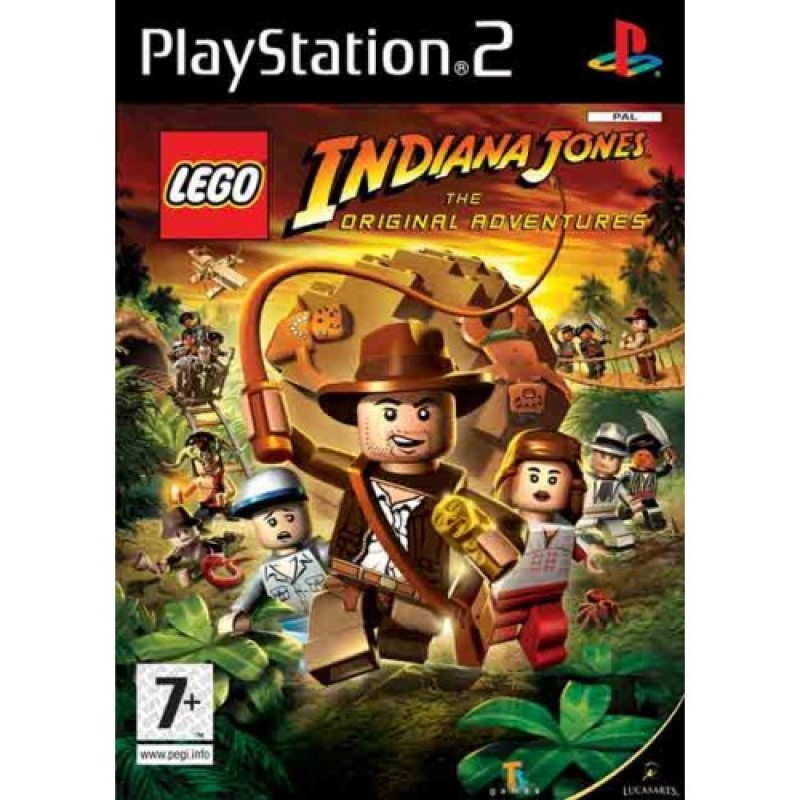 LEGO INDIANA JONES THE ORIGINAL ADVENTURES PLATINUM -USED- (PS2)