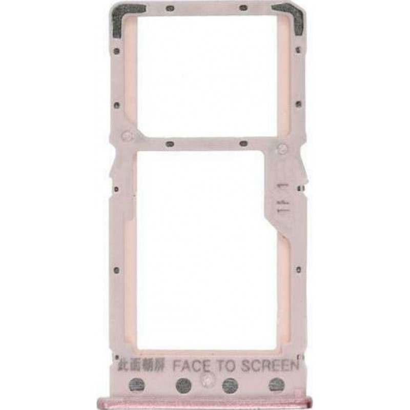 Βάση Κάρτας Ροζ Xiaomi Redmi 6/6A Original Sim Tray Pink