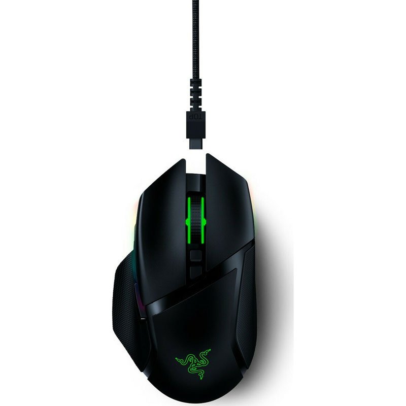 Razer Basilisk Ultimate Chroma Wireless & Wired Gaming Ενσύρματο Ποντίκι Μαύρο