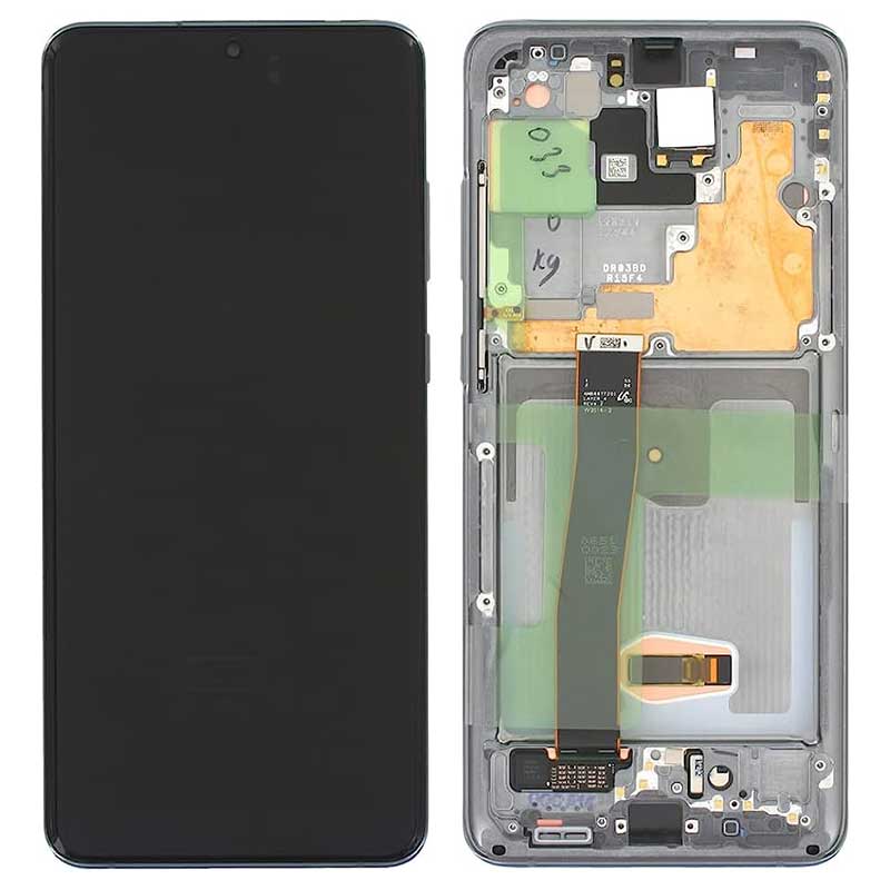 Οθόνη Samsung Galaxy S20 Ultra SM-G988F GH82-22271B Original LCD & Touch QHD Gray Αυθεντική οθόνη & Τζάμι Αφής Γκρι