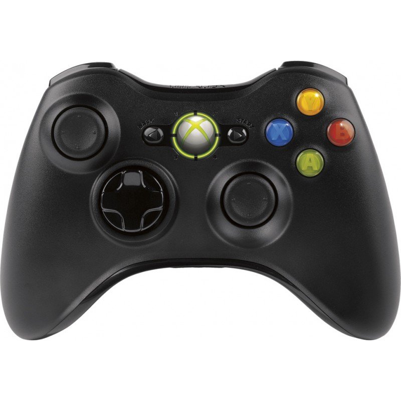 JOYPAD WIRELESS CONTROLLER MICROSOFT BLACK ΧΕΙΡΙΣΤΗΡΙΟ ΜΑΥΡΟ ΑΣΥΡΜΑΤΟ -USED- (360)