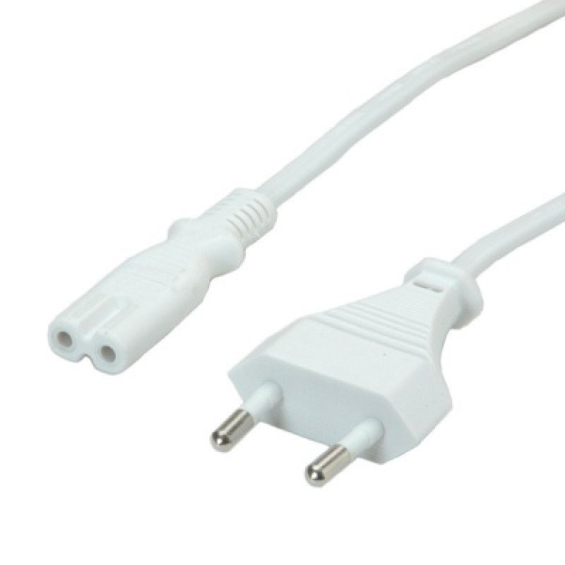 POWER CABLE WHITE AC 3.6m ΚΑΛΩΔΙΟ ΡΕΥΜΑΤΟΣ ΟΧΤΑΡΑΚΙ ΛΕΥΚΟ (PS4/XBOX One S)